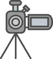 Video Camera Vector Icon Design