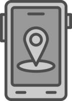 diseño de icono de vector de navegación gps