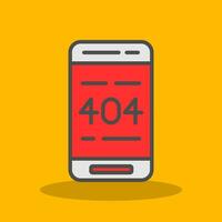 404 Error  Vector Icon Design