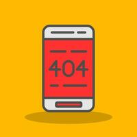 404 Error  Vector Icon Design