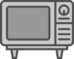 Television Vector Icon Design