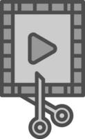 Video Editor Vector Icon Design