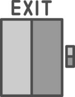 Exit Vector Icon Design