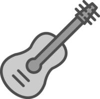 diseño de icono de vector de guitarra