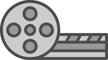 Movie Reel Vector Icon Design