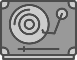 Turntable Vector Icon Design
