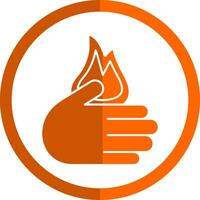 Burn  Vector Icon Design