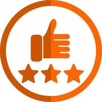 Rating  Vector Icon Design