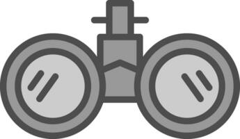 Binoculars Vector Icon Design