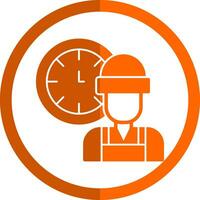 Working Hours  Vector Icon Design