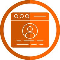 Profile  Vector Icon Design