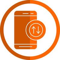 Mobile Data  Vector Icon Design