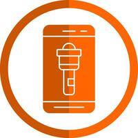 Flashlight  Vector Icon Design