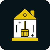 House Cleaning Vector Icon Design