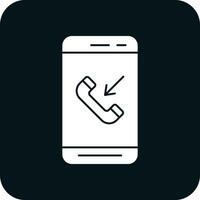 Incoming Call  Vector Icon Design