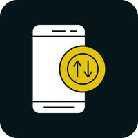 Mobile Data  Vector Icon Design