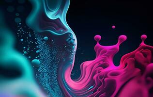 new abstract color bacground, Generative AI design photo