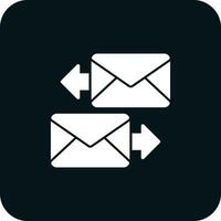 Exchange Mails  Vector Icon Design