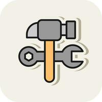 Wrench  Vector Icon Design