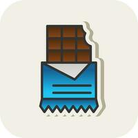 diseño de icono de vector de chocolate