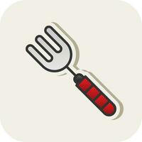 Fork Vector Icon Design