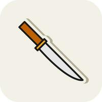 cuchillo vector icono diseño