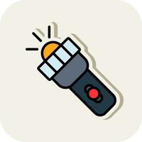 Flashlight  Vector Icon Design