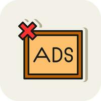 Remove ads  Vector Icon Design