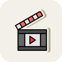 Clapperboard  Vector Icon Design