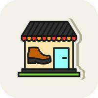 Shoe shop  Vector Icon Design