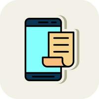 Mobile File  Vector Icon Design