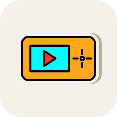 Game Console  Vector Icon Design