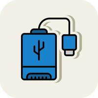 External Hard Drive  Vector Icon Design