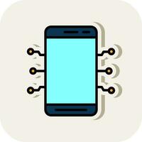 Mobile Technology  Vector Icon Design