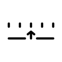 control deslizante controlar icono vector símbolo diseño ilustración