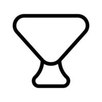 Martini Glass Icon Vector Symbol Design Illustration