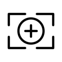 Camera Scan Icon Vector Symbol Design Illustration