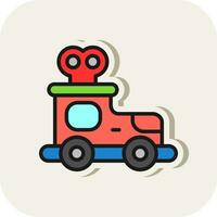 Car Toy  Vector Icon Design