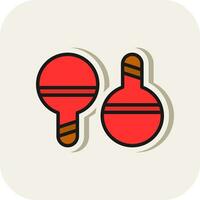 Table Tennis  Vector Icon Design