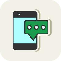 Chat  Vector Icon Design