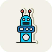 robot vector icono diseño