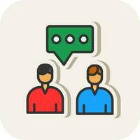 Group Chat  Vector Icon Design