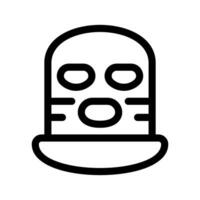 Terrorist Mask Icon Vector Symbol Design Illustration