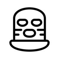 Terrorist Mask Icon Vector Symbol Design Illustration