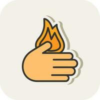 Burn  Vector Icon Design