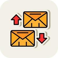 Exchange Mails  Vector Icon Design