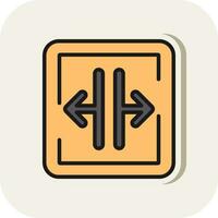 Width Vector Icon Design