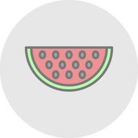 Watermelon Vector Icon Design