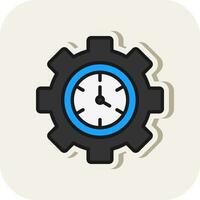 Working Hours  Vector Icon Design