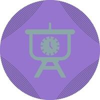 Time Manage Presentation Vector Icon